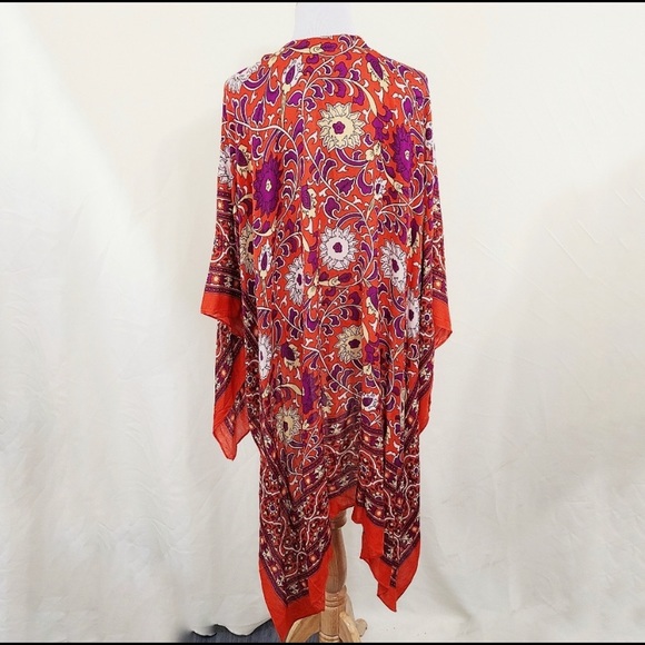 Free People Magic Dance Border Kimono EUC!